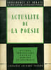 ACTUALITE DE LA POESIE. RECHERCHES ET DEBATS N&deg;16.. COLLECTIF.