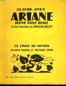 ARIANE. JEUNE FILLE RUSSE. 29 BOIS ORIGINAUX DE ANGELINA BELOFF. LE LIVRE DE DEMAIN N° 21.