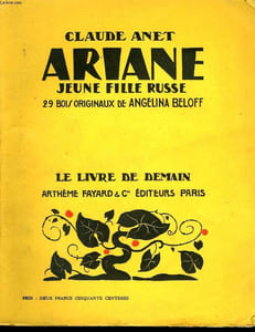 ARIANE. JEUNE FILLE RUSSE. 29 BOIS ORIGINAUX DE ANGELINA BELOFF. LE LIVRE DE DEMAIN N° 21.