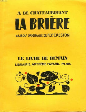 LA BRIERE. 24 BOIS ORIGINAUX DE R.Y. CRESTON. LE LIVRE DE DEMAIN N° 39.. DE CHATEAUBRIANT A.
