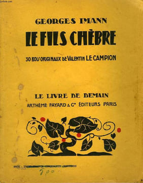 LE FILS CHEBRE. 30 BOIS ORIGINAUX DE VALENTIN LE CAMPION. LE LIVRE DE DEMAIN N° 141.. IMANN GEORGES.