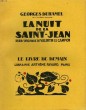 LA NUIT DE LA SAINT JEAN. 35 BOIS ORIGINAUX DE VALENTIN LE CAMPION. LE LIVRE DE DEMAIN N° 189.. DUHAMEL GEORGES.