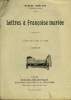 LETTRES A FRANCOISE MARIEE. COLLECTION MODERN BIBLIOTHEQUE.. PREVOST MARCEL.