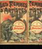 LOT DE 2 FASCICULES. LES FEMMES D'ARTISTES. OEUVRES COMPLETES D'ALPHONSE DAUDET. N° 157 AU N° 158.. DAUDET ALPHONSE.