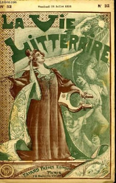 A VAU LA RUE. LA VIE LITTERAIRE.. LEMONNIER CAMILLE.