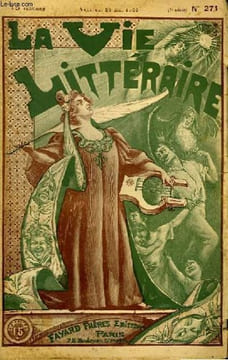CHEZ UNE TIREUSE DE CARTES. LA VIE LITTERAIRE.. MONSELET CHARLES.