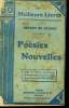 POESIES NOUVELLES. COLLECTION : LES MEILLEURS LIVRES N° 53.. DE MUSSET ALFRED.