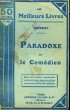 PARADOXE SUR LE COMEDIEN. COLLECTION : LES MEILLEURS LIVRES N&deg; 103.. DIDEROT.