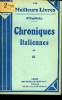 CHRONIQUES ITALIENNES - TOME 3. STENDHAL.