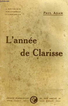 L'ANNEE DE CLARISSE.. ADAM PAUL.