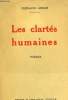 LES CLARTES HUMAINES.. GREGH FERNAND.