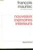 NOUVEAUX MEMOIRES INTERIEURS.. MAURIAC FRANCOIS.