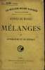 MELANGES DE LITTERATURE ET DE CRITIQUE.. MUSSET ALFRED DE.