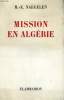 MISSION EN ALGERIE.. NAEGELEN M.-E.