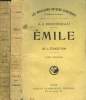 EMILE OU DE L'EDUCATION. EN 2 TOMES.. ROUSSEAU JEAN-JACQUES.