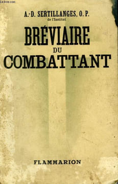 BREVIAIRE DU COMBATTANT.. SERTILLANGES A.-D.