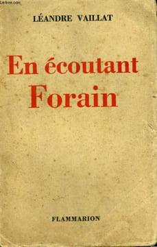 EN ECOUTANT FORAIN.. VAILLAT LEANDRE.