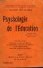 PSYCHOLOGIE DE L'EDUCATION. COLLECTION : BIBLIOTHEQUE DE PHILOSOPHIE SCIENTIFIQUE.. LE BON GUSTAVE.