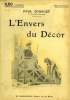 L'ENVERS DU DECOR. COLLECTION : SELECT COLLECTION N° 56. BOURGET PAUL.