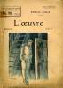 L'OEUVRE. TOME 1. COLLECTION : SELECT COLLECTION N° 201. ZOLA EMILE.