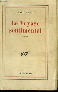 LE VOYAGE SENTIMENTAL.