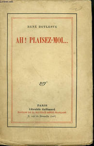 AH! PLAISEZ MOI ... .
