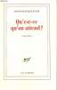 QU'EST CE QU'ON ATTEND ?. DELAUNAY CONSTANCE.