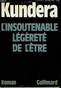 L'INSOUTENABLE LEGERETE DE L'ETRE.. KUNDERA MILAN.