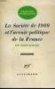 LA SOCIETE DE 1960 ET L'AVENIR POLITIQUE DE LA FRANCE.. QUILLIOT ROGER.