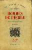 HOMMES DE PIERRE. ( MEN OF STONES ) .. WARNER REX.