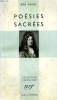 POESIES SACREES. COLLECTION CATHOLIQUE.. RACINE JEAN.