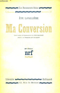 MA CONVERSION. COLLECTION : LES DOCUMENTS BLEUS. PREMIERE SERIE : N° 21