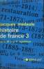 HISTOIRE DE FRANCE 3 : DE LA IIIe A LA Ve REPUBLIQUE. COLLECTION : IDEES N° 108. MADAULE JACQUES.
