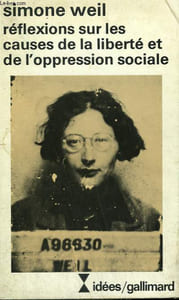 REFLEXIONS SUR LES CAUSES DE LA LIBERTE ET DE L'OPRESSION SOCIALE. COLLECTION : IDEES N° 422