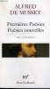 PREMIERES POESIES, POESIES NOUVELLES. COLLECTION : POESIE.. MUSSET ALFRED DE.