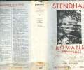 ROMANS ET NOUVELLES TOME I. COLLECTION : BIBLIOTHEQUE DE LA PLEIADE N° 4. STENDHAL.