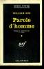 PAROLE D'HOMME. ( AS BADASI AM ). COLLECTION : SERIE NOIRE N° 549. ARD WILLIAM.