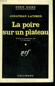 LA POIRE SUR UN PLATEAU. ( BLACK IS THE FASHION FOR DYING ). COLLECTION : SERIE NOIRE N° 648