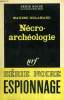 NECRO-ARCHEOLOGIE. COLLECTION : SERIE NOIRE N° 960. DELAMARE MAXIME.