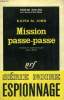 MISSION PASSE-PASSE. COLLECTION : SERIE NOIRE N° 1005. JOHN DAVID ST.