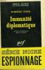 IMMUNITE DIPLOMATIQUE. COLLECTION : SERIE NOIRE N° 1129. TORR DOMINIC.