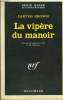 LA VIPERE DU MANOIR. COLLECTION : SERIE NOIRE N° 1311. BROWN CARTER.