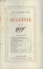 BULLETIN AOUT-SEPTEMBRE 1950 N°38-39. PUBLICATIONS DAOUT SEPTEMBRE/ PUBLICATIONS DE JUILLET/ LES CAHIERS DE LA PLEIADE/ ROMANS/ PRIX LITTERAIRES/ ...