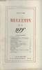 BULLETIN MARS 1950 N°33. PUBLICATIONS DE MARS/PUBLICATIONS DE FEVRIER/ EDITIONS DE LUXE/ BIBLIOTHEQUE DE LA PLEIADE/ RELIURES DEDITEUR/ OEUVRES ...
