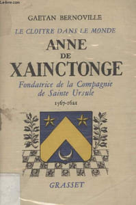 ANNE DE XAINCTONGE.