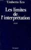 LES LIMITES DE L INTERPRETATION.. ECO UMBERTO.