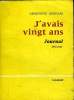 J AVAIS VINGT ANS.JOURNAL.1940-1945.. GENNARI GENEVIEVE.