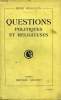 QUESTIONS POLITIQUES ET RELIGIEUSES.. GILLOUIN RENE.