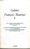 CAHIERS FRANCOIS MAURIAC 8.. MAURIAC FRANCOIS.