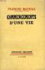 COMMENCEMENTS D UNE VIE.. MAURIAC FRANCOIS.